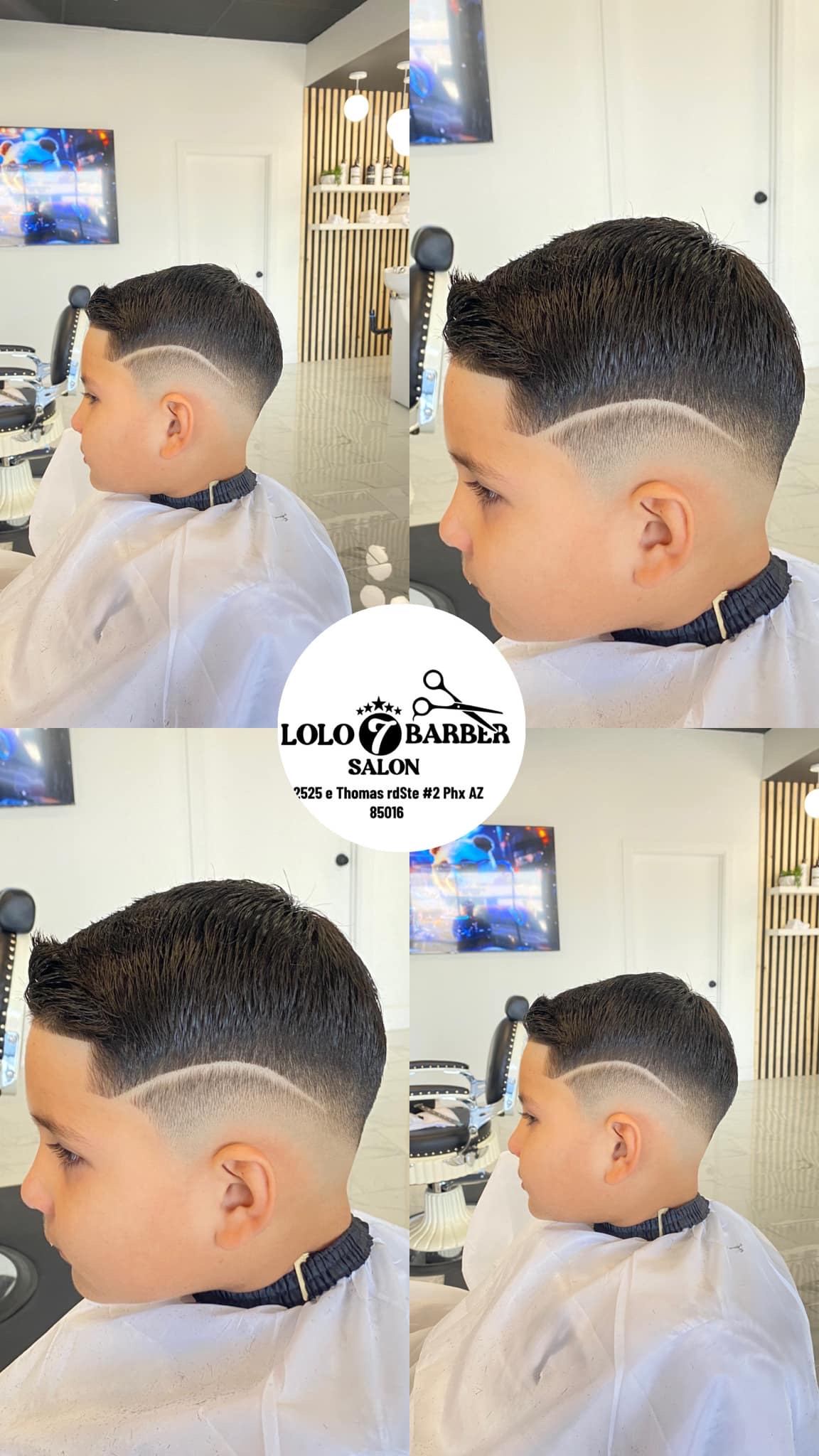 Inside LOLO 7 Barber Shop Salon in Phoenix