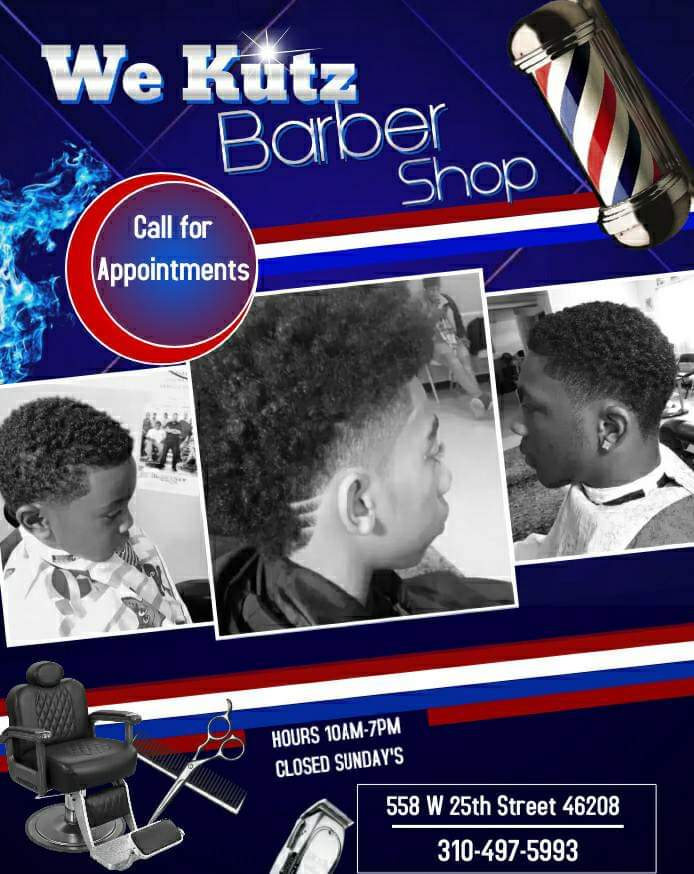 Inside We Kutz Barber & Beauty Studio in Indianapolis